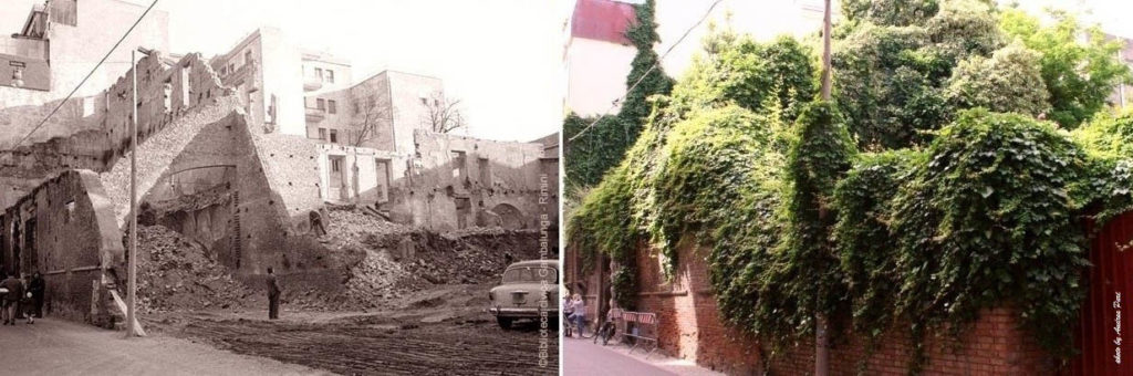 Demolizione di palazzo Lettimi, 27 marzo 1968.